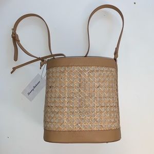 Tommy Bahama Wicker Bucket Bag
